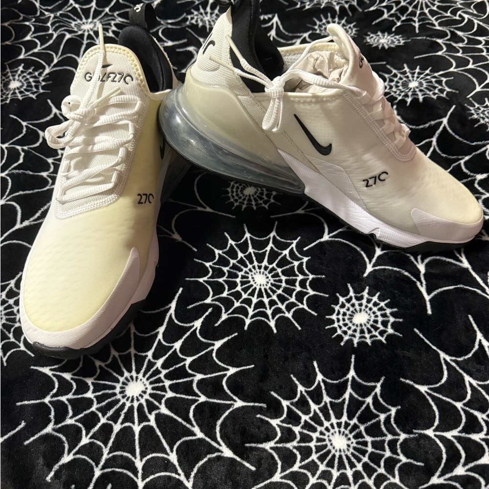 Nike Air Max 270 White Athletic Shoes